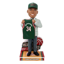 Load image into Gallery viewer, Giannis Antetokuonmpo Milwaukee Bucks 2013 NBA Draft Pick Bobblehead