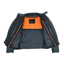 Load image into Gallery viewer, Men's Lightweight Drum Dyed Naked Lambskin Jacket - Black