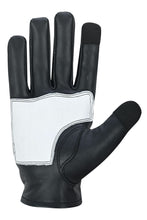 Load image into Gallery viewer, SkullTrail Men's leather  gloves Black &amp; White