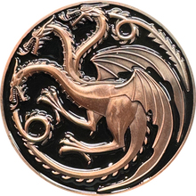 Load image into Gallery viewer, BL4-012 GoT challenge coin Game of Thrones Daenerys Targaryen Fire and Blood
