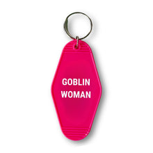 Load image into Gallery viewer, Goblin Woman Motel Style Keychain in Fuchsia Pink