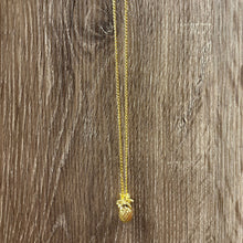 Load image into Gallery viewer, Gold Pineapple Pendant Necklace | Tropical Summer Jewelry