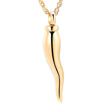 Load image into Gallery viewer, Italian Horn Cremation Necklace