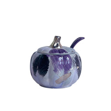 Load image into Gallery viewer, Pumpkin Sugar Pot, Spoon, and Creamer