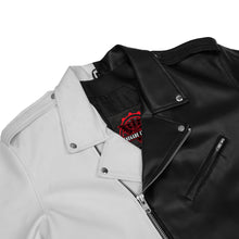 Load image into Gallery viewer, Mono Racer Mens Faux Leather Motorcycle Jacket
