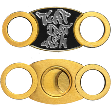 Load image into Gallery viewer, BL18-014 MTV Cribs Michael Strahan episode matching gray Cigar Cutter for Tap Dat Ash Cigar Coin
