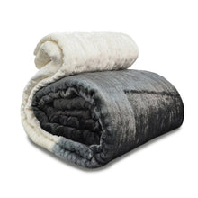 Load image into Gallery viewer, Gray Ombre Velvet Quilt