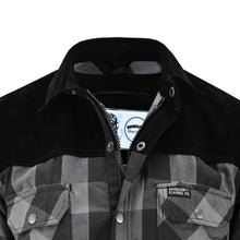 Load image into Gallery viewer, Grindstone Grey Men’s Flannel Shirt