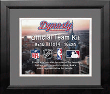 Load image into Gallery viewer, NBA Basketball Photo Picture Frame Kit - San Antonio Spurs (Gray Matting, White Trim)