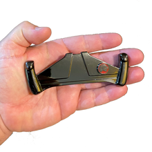 Load image into Gallery viewer, CL5-018 Knight Rider KITT Gullwing 4.5 inch pin 2 posts &amp; deluxe locking safety clasps