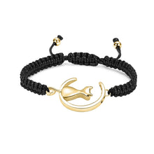 Load image into Gallery viewer, Cat &amp; Moon Adjustable Urn Bracelet