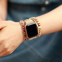 Load image into Gallery viewer, Rhodonite &amp; Jasper Style &amp; Relaxation Apple Watch Band