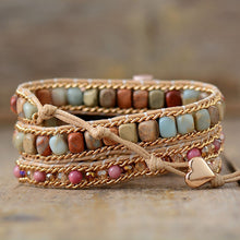 Load image into Gallery viewer, Rhodonite &amp; Jasper Style &amp; Relaxation Apple Watch Band
