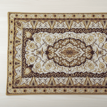 Load image into Gallery viewer, DaDa Bedding Set of 4-6 Pieces Royal Persian Style Rug Golden Brown Floral Tapestry Placemats 13” x 19” (18119)