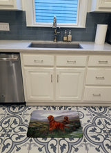 Load image into Gallery viewer, Irish Setters by Elizabeth Halstead Machine Washable Memory Foam Mat HEH0081RUG