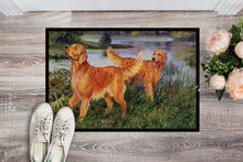 Load image into Gallery viewer, Golden Retrievers Doormat - 18x27 Decorative Floor Mat – Indoor/Outdoor Rug with Artistic Flair HEH0098MAT