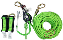 Load image into Gallery viewer, Frontline HLK1004 4-person 100' Adjustable Horizontal Lifeline System with 6' Anchor Straps