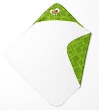 Load image into Gallery viewer, Green Monster Soft and Absorbent Hooded Baby Towel