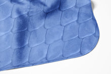 Load image into Gallery viewer, Slate Blue Monster Soft and Absorbent Hooded Baby Towel