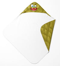 Load image into Gallery viewer, Yellow Monster Soft and Absorbent Hooded Baby Towel