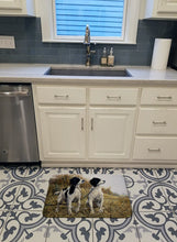 Load image into Gallery viewer, Two Springer Spaniels by Michael Herring Machine Washable Memory Foam Mat HMHE0001RUG