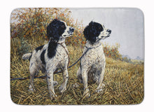 Load image into Gallery viewer, Two Springer Spaniels by Michael Herring Machine Washable Memory Foam Mat HMHE0001RUG