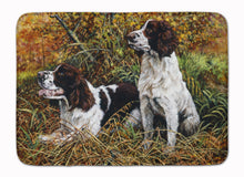 Load image into Gallery viewer, Two Springer Spaniels in the grasses Machine Washable Memory Foam Mat HMHE0002RUG