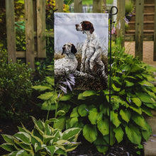 Load image into Gallery viewer, English Pointer by Michael Herring Garden Flag – Decorative Outdoor Yard Flag HMHE0011GF