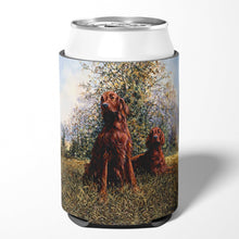 Load image into Gallery viewer, Red Irish Setters by Michael Herring Can or Bottle Hugger HMHE0049CC