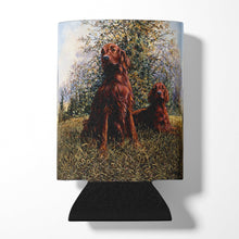Load image into Gallery viewer, Red Irish Setters by Michael Herring Can or Bottle Hugger HMHE0049CC