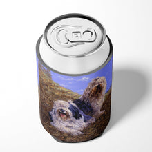 Load image into Gallery viewer, Old English Sheepdogs by Michael Herring Can or Bottle Hugger HMHE0229CC