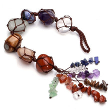 Load image into Gallery viewer, Prosperity &amp; Balance 7 Chakra Gemstone Hanging Ornament