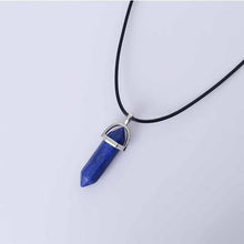 Load image into Gallery viewer, Hexagon Natural Stone Pendant [9 stone options]