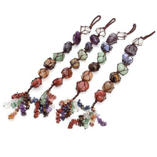 Load image into Gallery viewer, Prosperity &amp; Balance 7 Chakra Gemstone Hanging Ornament