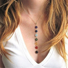 Load image into Gallery viewer, 7 Chakras Stone Necklace