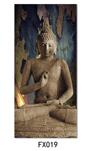 Load image into Gallery viewer, Painting buddha canvas in 3 panel
