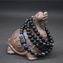 Load image into Gallery viewer, Abundance &amp; Prosperity Obsidian Mala