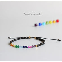 Load image into Gallery viewer, Natural Crystal Yoga Seven Chakras Healing Balance
