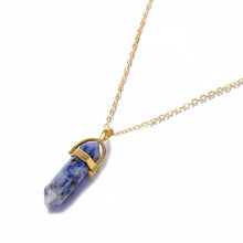 Load image into Gallery viewer, Hexagon Natural Stone Necklace [8 crystal options]