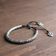 Load image into Gallery viewer, Traditional Tibetan Buddhism Bracelet - Six True Words Mantra carved