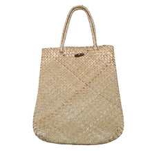 Load image into Gallery viewer, Handmade Rattan Storage Bags with Button