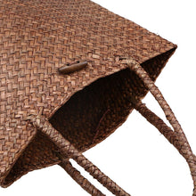 Load image into Gallery viewer, Handmade Rattan Storage Bags with Button