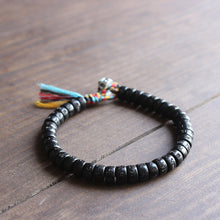 Load image into Gallery viewer, Buddha words carved Bracelet - Clear mind transforming