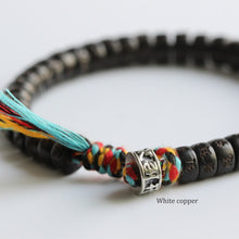 Load image into Gallery viewer, Buddha words carved Bracelet - Clear mind transforming