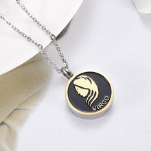 Load image into Gallery viewer, Astrology Sign Zodiac Cremation Urn Necklace