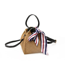Load image into Gallery viewer, Crossbody Rattan Straw Bag