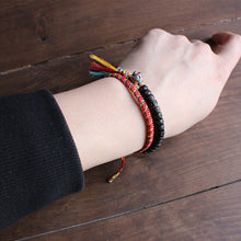 Load image into Gallery viewer, Buddha words carved Bracelet - Clear mind transforming