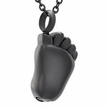 Load image into Gallery viewer, Baby Foot Cremation Urn Necklace
