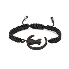 Load image into Gallery viewer, Cat &amp; Moon Adjustable Urn Bracelet