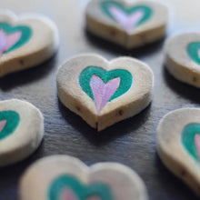 Load image into Gallery viewer, Reclaimed Piano Hammer Hearts